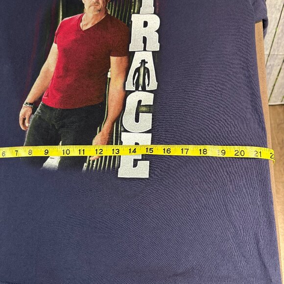 Trace Adkins 2015 Tour Men's T-Shirt Blue Country Music Size Large (SKU: 25MA) - Picture 7 of 7